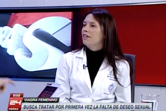 Viagra Femenino busca tratar por primera vez falta de deseo sexual/ Dra. Pilar Valenzuela, 24Horas.